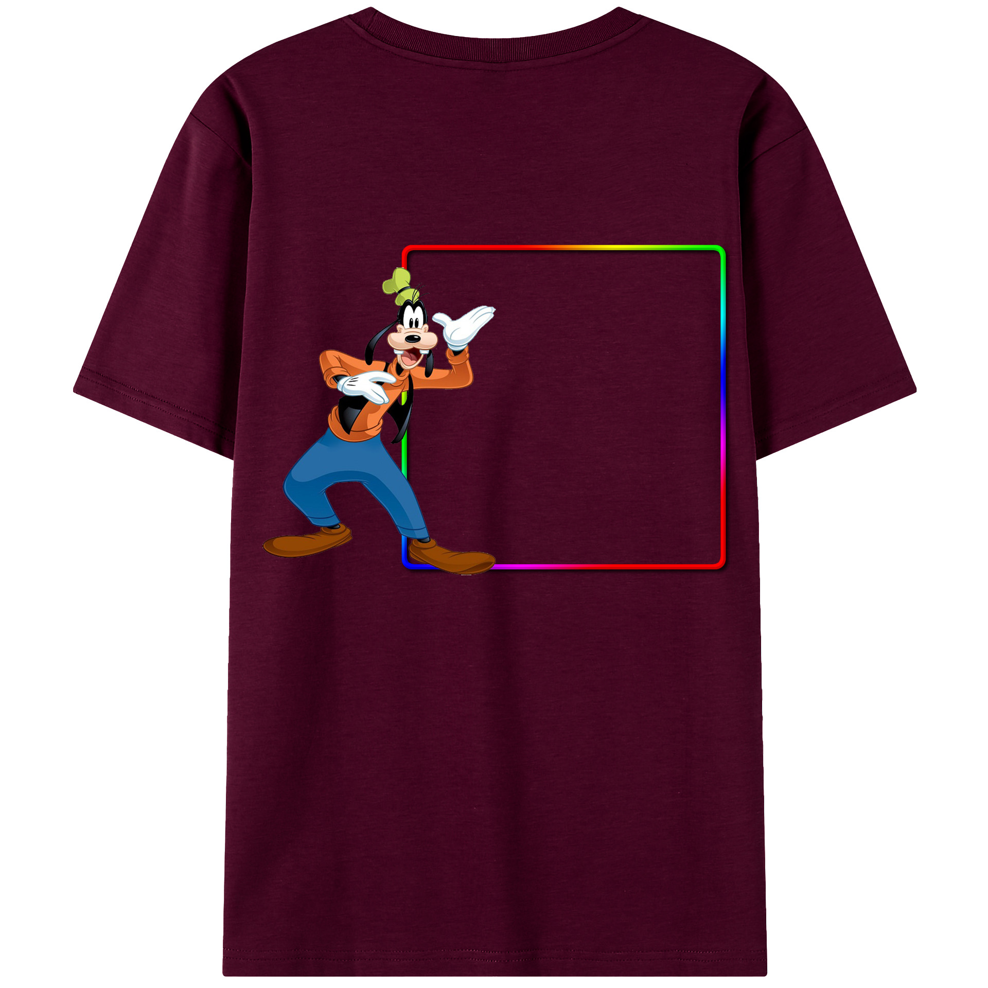 （画像用） ミッキーマウス Mickey Mouse レディース半袖Tシャツ(バックプリント)